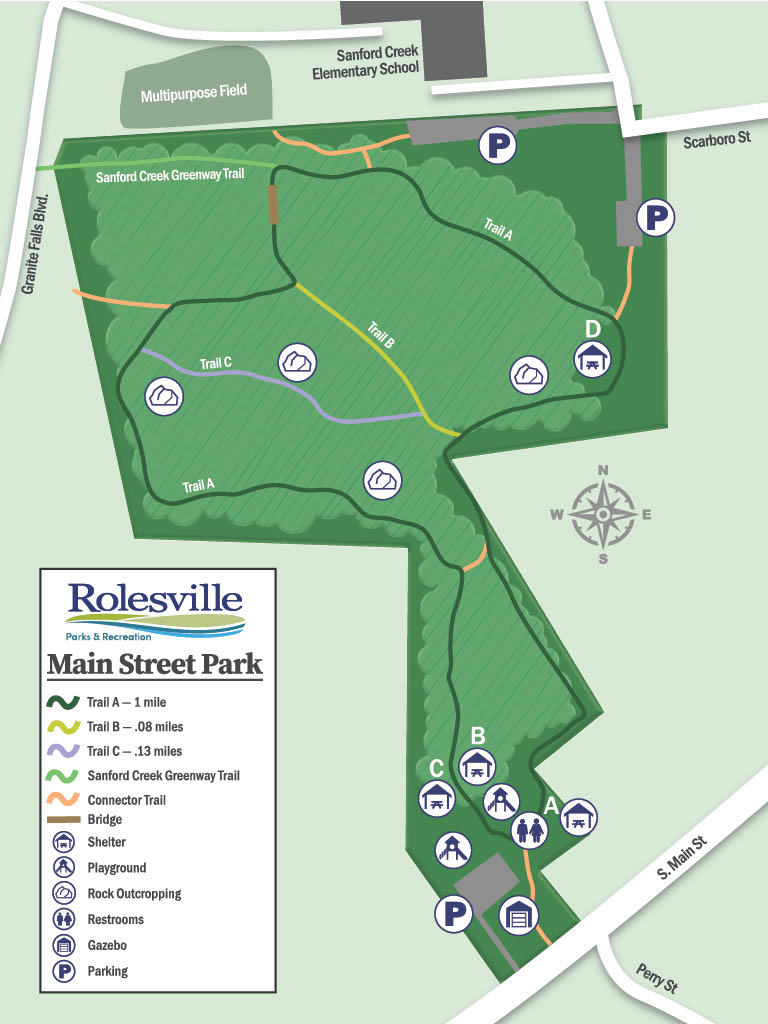 Map of Main Street Park