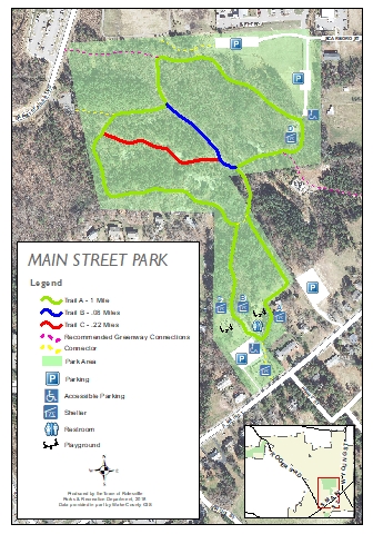 Main Street Park map