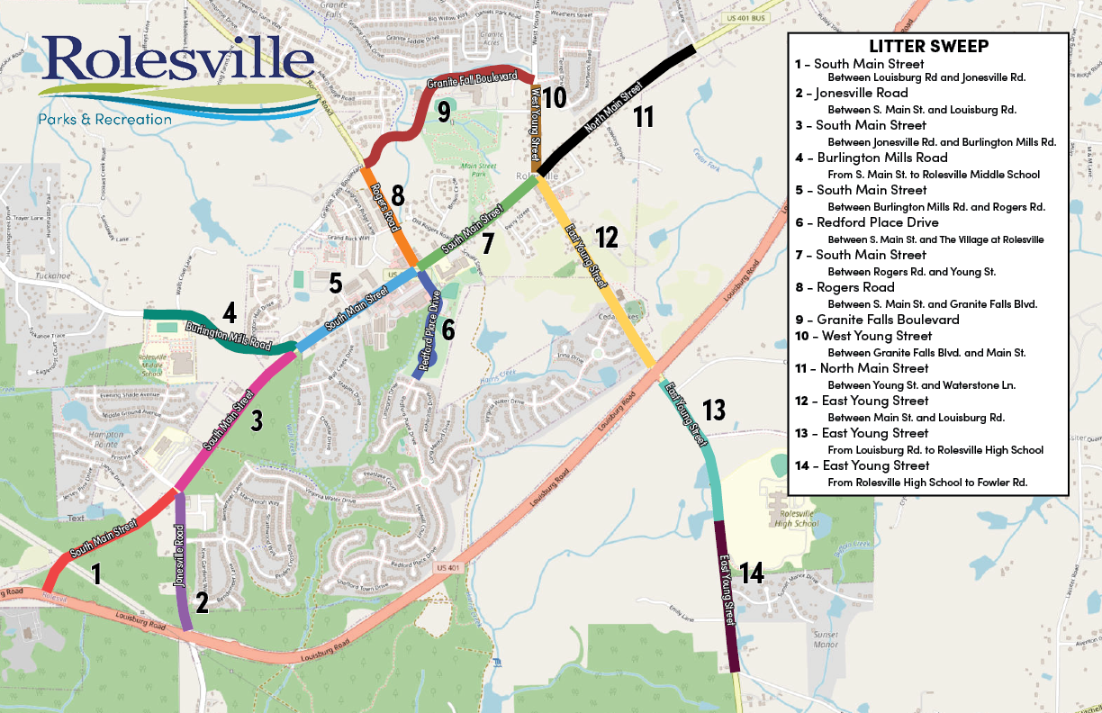 Litter Sweep Map