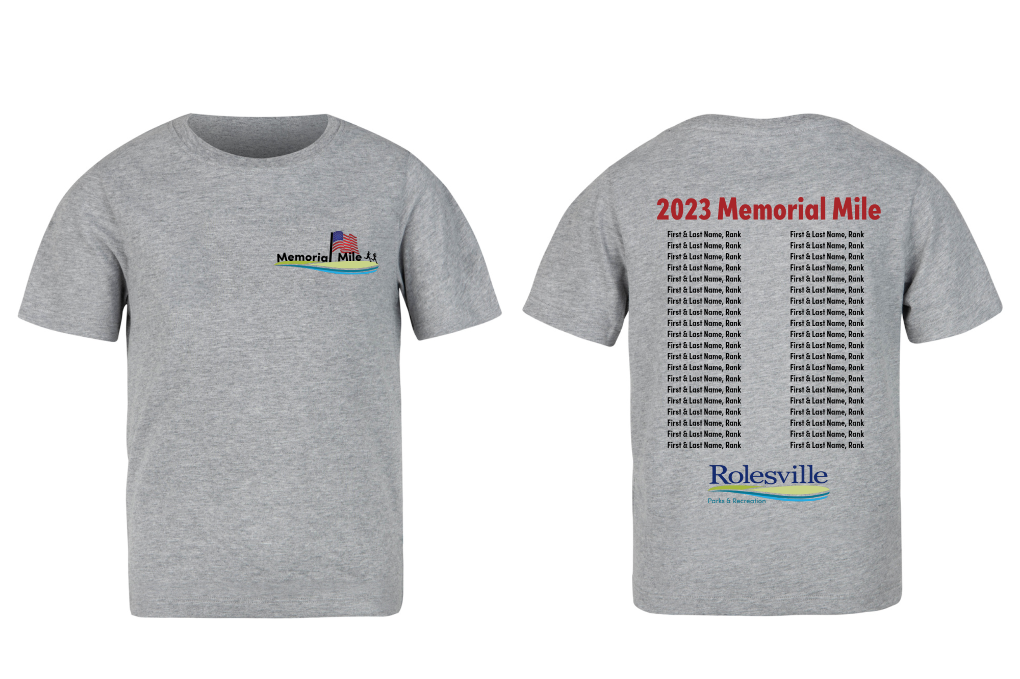 Memorial Mile Shirts