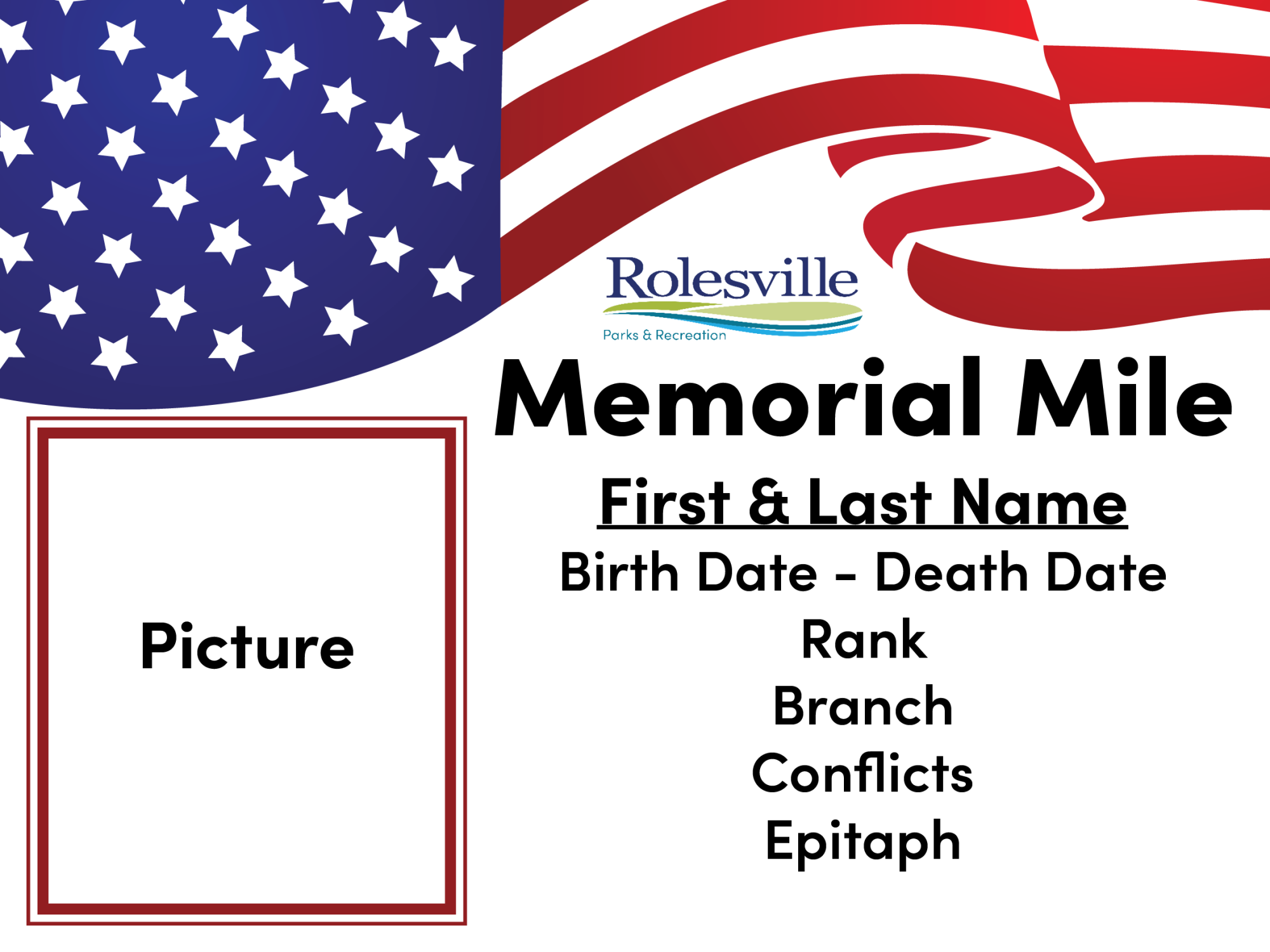 Memorial Mile Form Layout 1