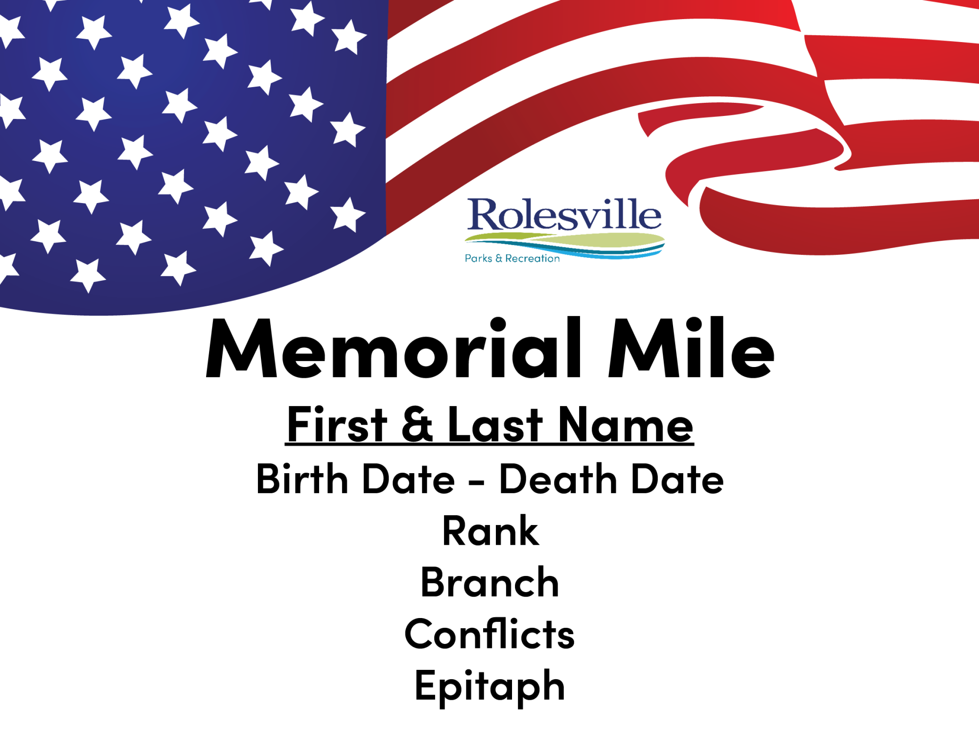 Memorial Mile Form Layout 2