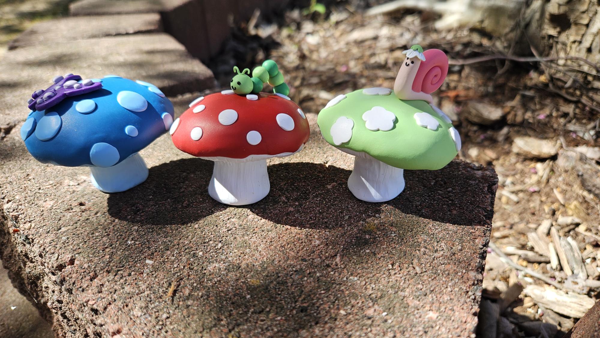 Whimsical Mushrooms & Friends