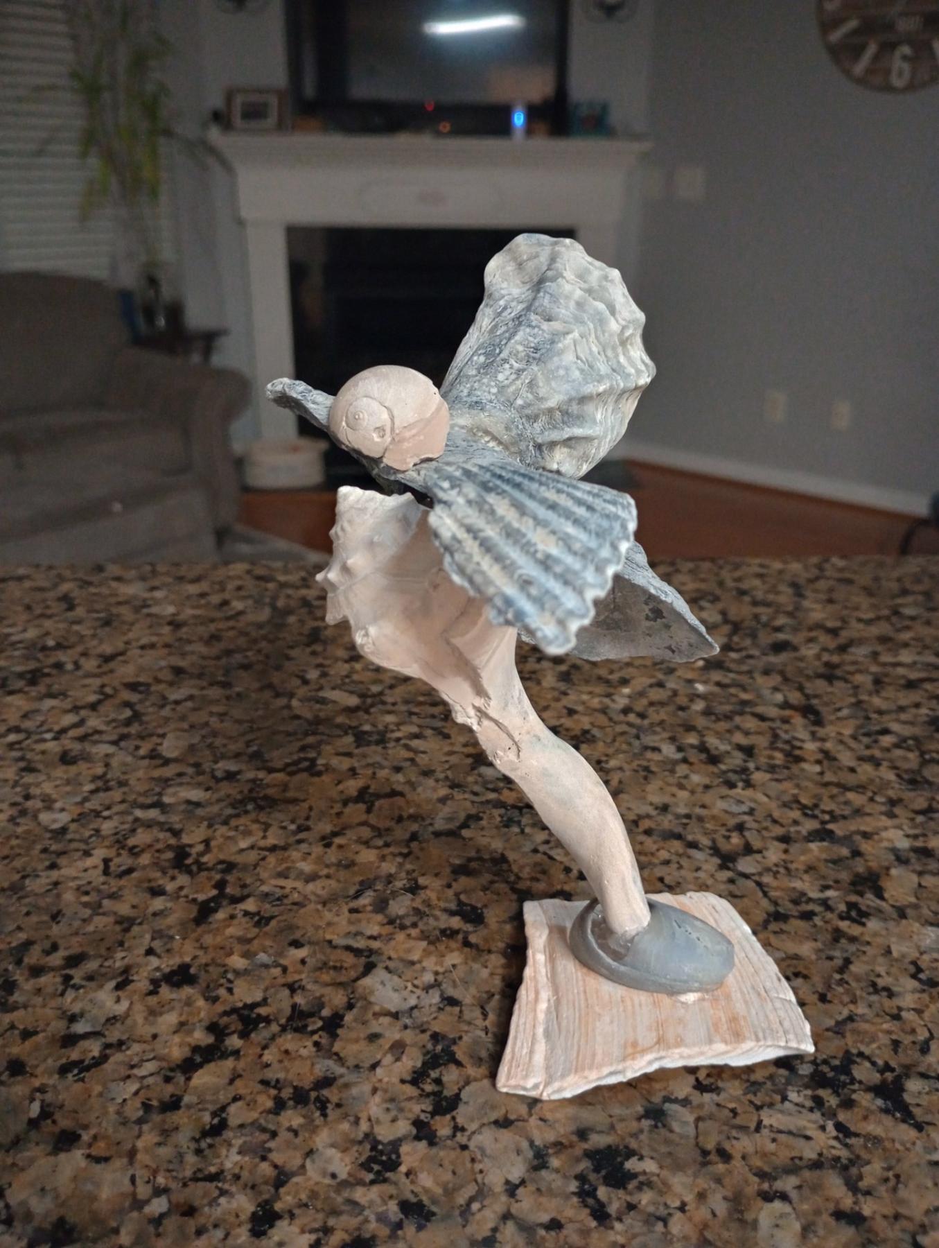 Sea Bird crafted with sea shells