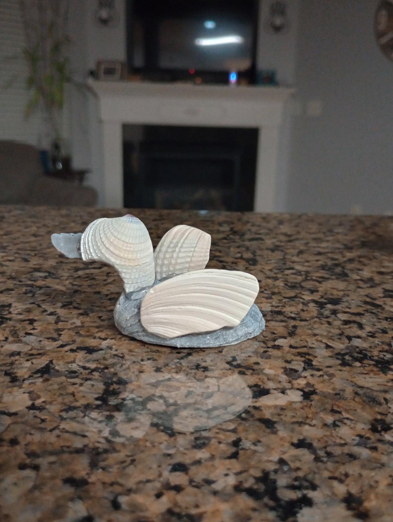 Sea Bird crafted with sea shells